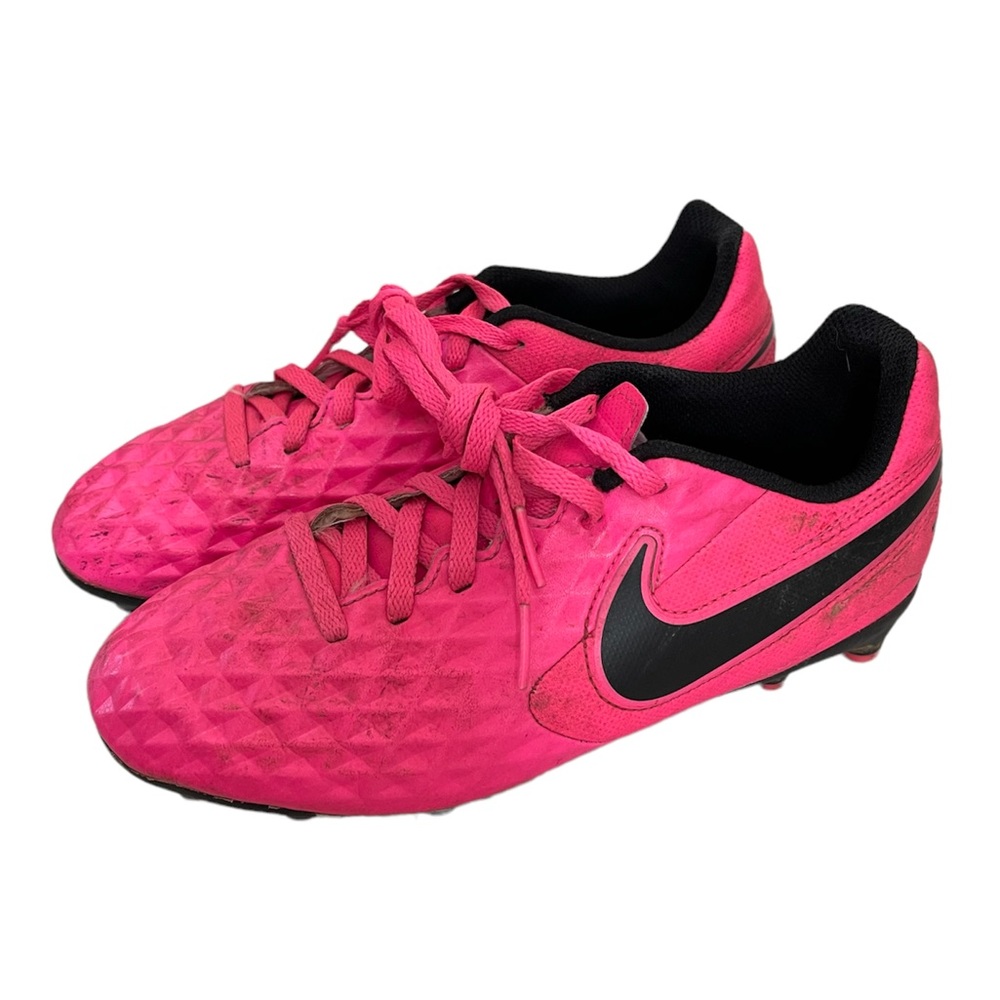 Nike Tiempo Pink Soccer Cleats Youth